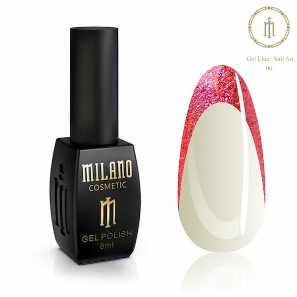 Milano Gel LINER NAIL ART 8ML | Gel nail polish | Gel Polish Milano Gel LINER NAIL ART 8ML | Gel nail polish | Gel Polish