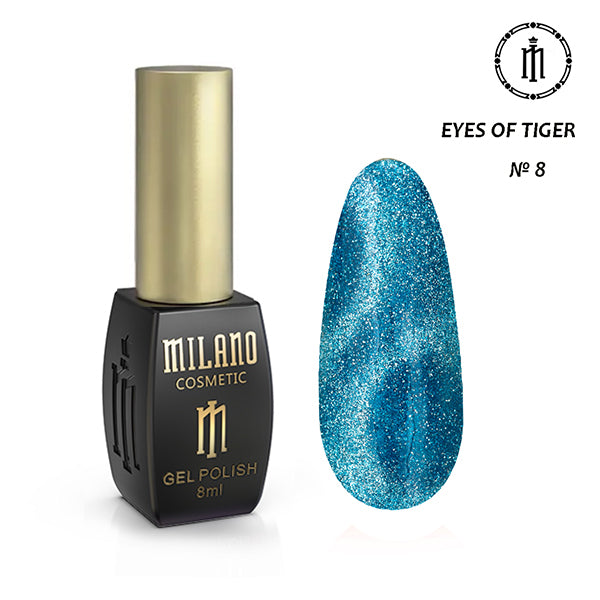 Milano Gel Polish Eyes Of Tiger 8 ml | Gel nail polish Milano Gel Polish Eyes Of Tiger 8 ml | Gel nail polish
