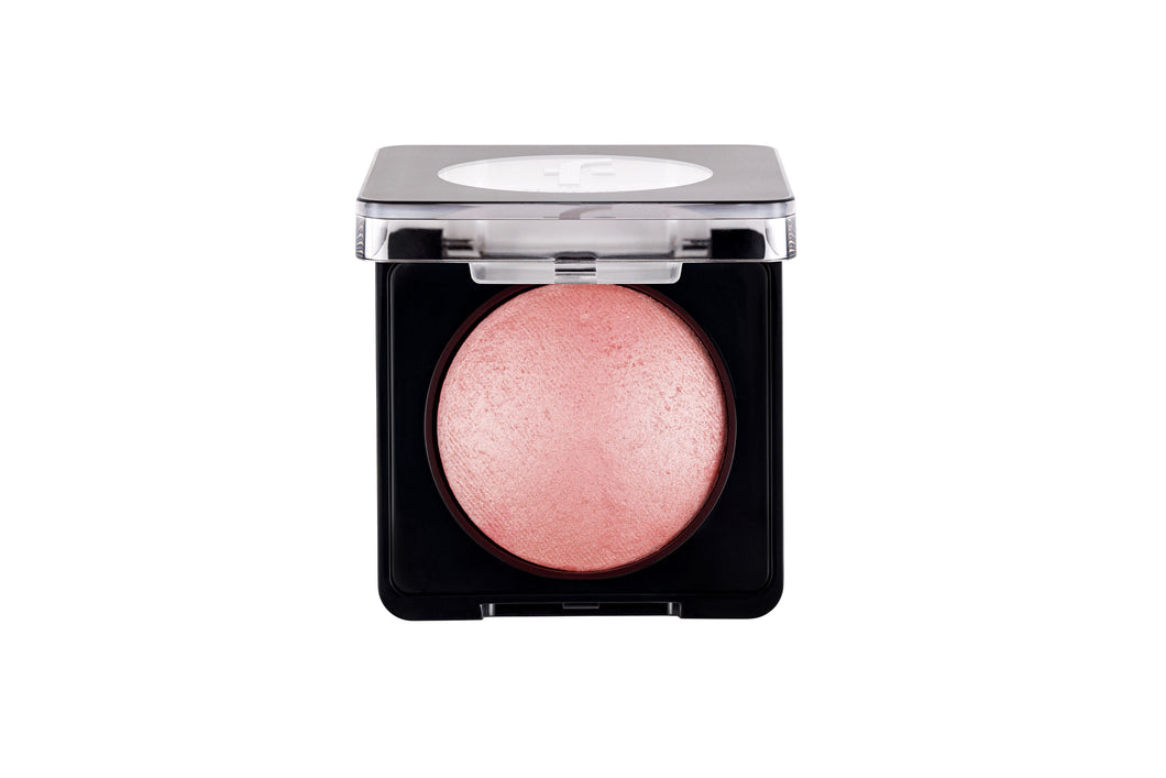 Baked blush-on
