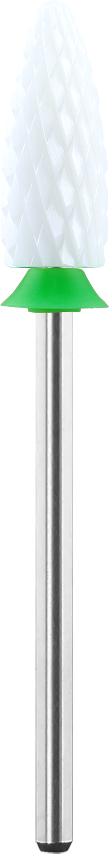 Ceramic Bit White 3/32 Flame bit | Nail Drill Accessories Ceramic Bit White 3/32 Flame bit | Nail Drill Accessories