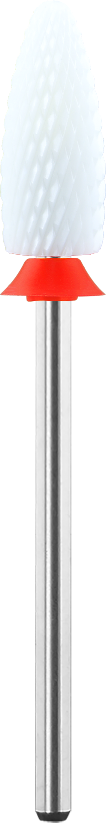 Ceramic Bit White 3/32 Flame bit (F) | Nail Drill Accessories Ceramic Bit White 3/32 Flame bit (F) | Nail Drill Accessories