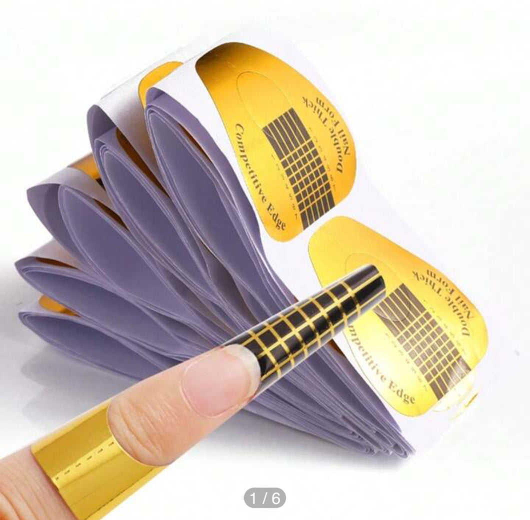 Gel Extension Gold Form Roll 500pcs