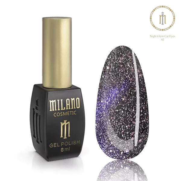 Milano Gel NIGHT GLOW CAT EYE 8 ml | Gel nail polish | Gel Polish Milano Gel NIGHT GLOW CAT EYE 8 ml | Gel nail polish | Gel Polish