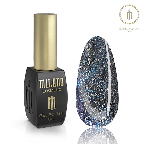 Milano Gel NIGHT GLOW CAT EYE 8 ml | Gel nail polish | Gel Polish Milano Gel NIGHT GLOW CAT EYE 8 ml | Gel nail polish | Gel Polish