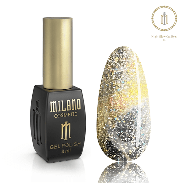 Milano Gel NIGHT GLOW CAT EYE 8 ml | Gel nail polish | Gel Polish Milano Gel NIGHT GLOW CAT EYE 8 ml | Gel nail polish | Gel Polish
