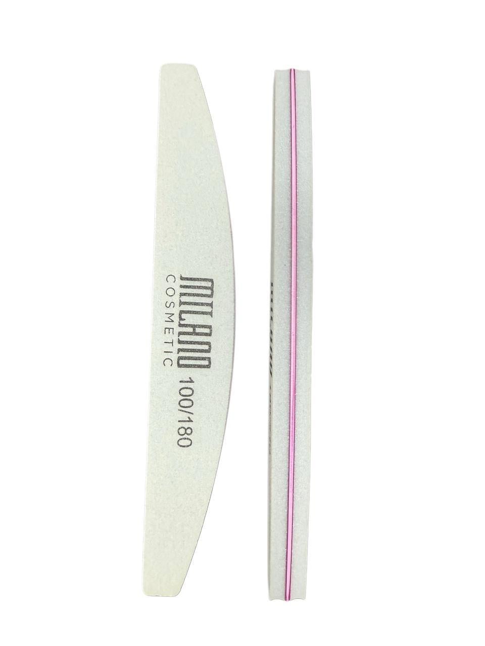 Milano Gray 5T Sanding nail file Half moon | nail care | nail tools Milano Gray 5T Sanding nail file Half moon | nail care | nail tools