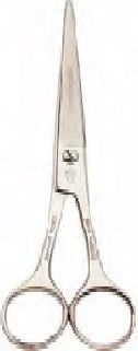 Steel Barber scissors straight 17 cm