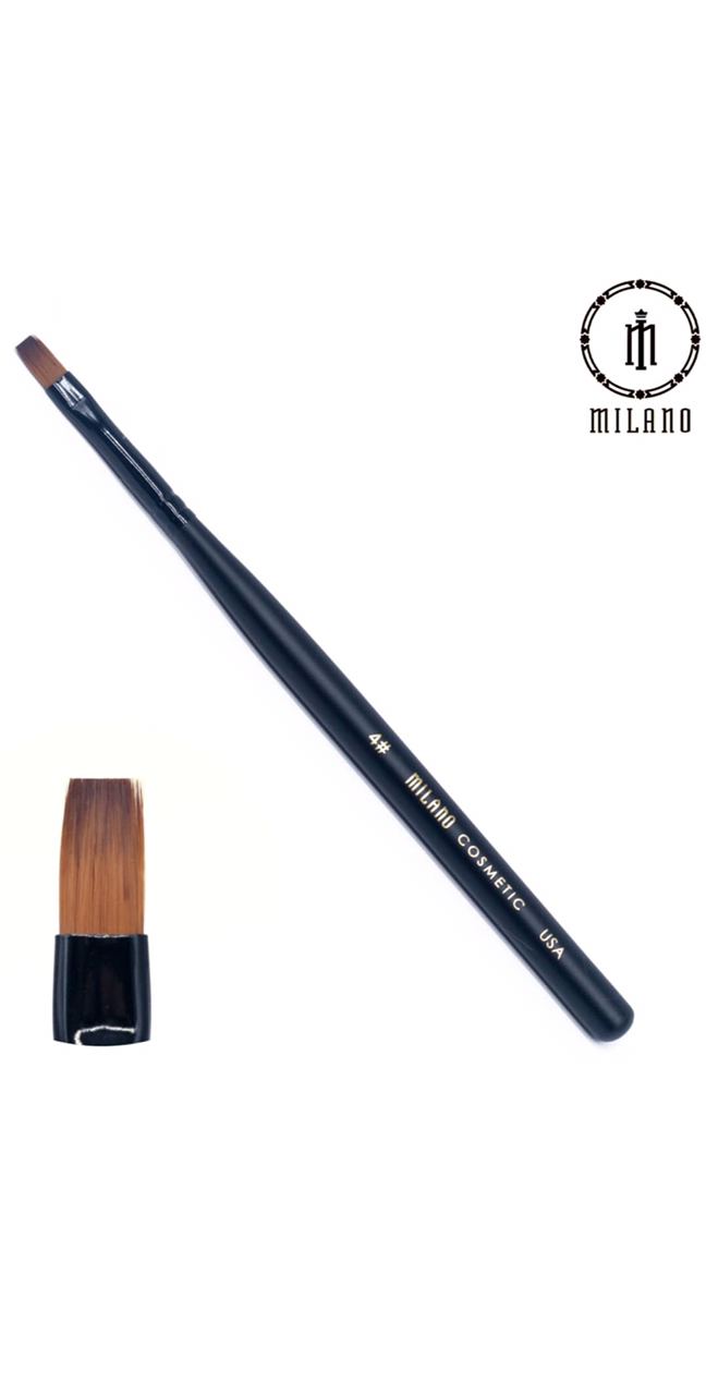 Milano brush flat No. 4